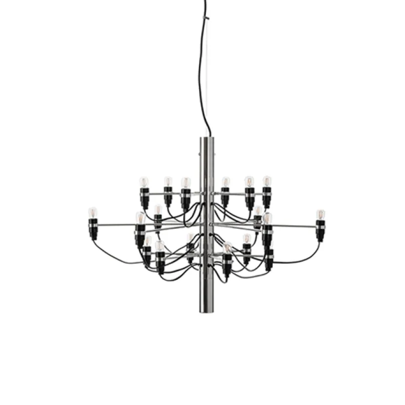 New 2097/18 lysekrone, krom Krom Lamper|Spisebordslamper