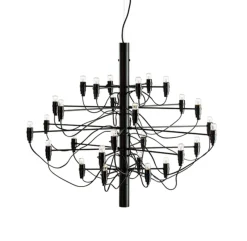 Sale 2097/30 lysekrone LED, sort Spisebordslamper|Stue Lamper