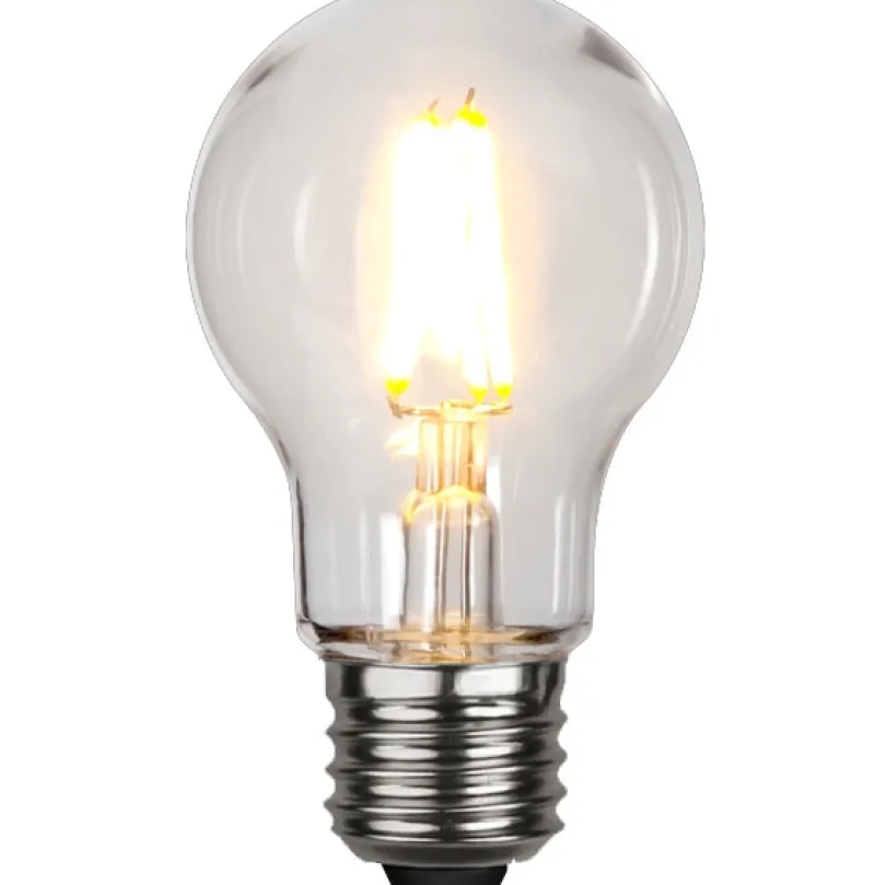 Best 10 stk (+ 2 gratis) Udendørs LED OUT Ø55mm IP20 LED 1W E27, klar Pærer|Led Pærer