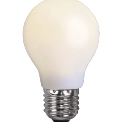 Clearance 10 stk (+ 2 gratis) Udendørs LED OUT Ø55mm IP20 LED 1W E27, hvid/opal Pærer|Led Pærer