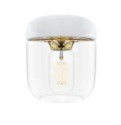 Discount Acorn skærm, hvid/messing Lampeskærme|Messinglamper