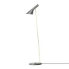 New AJ gulvlampe, grå/messing Messinglamper|Standerlamper