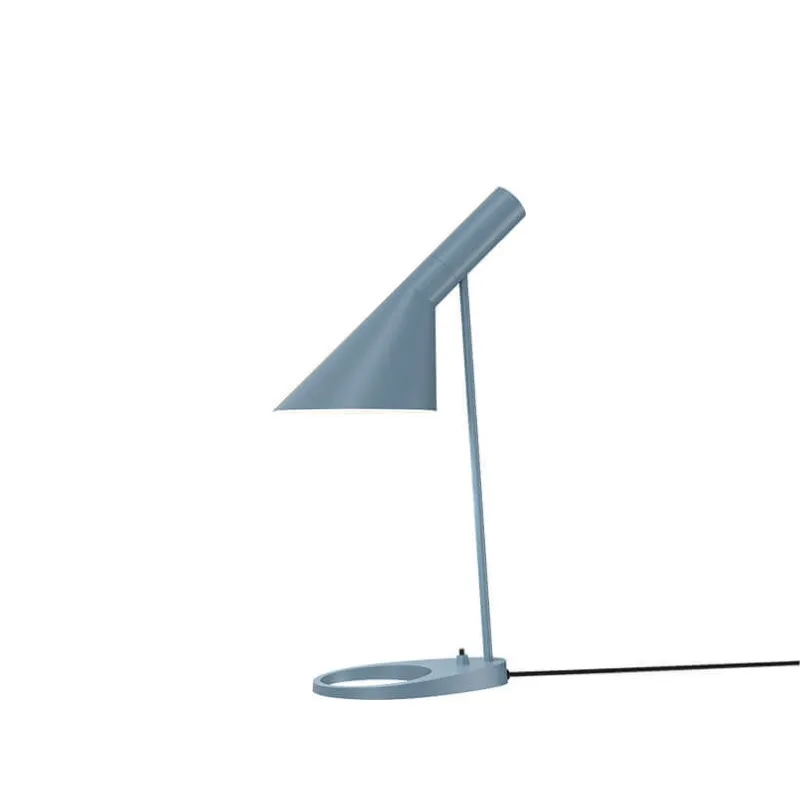 Hot AJ Mini bordlampe, dusty blue Lamper Til Reol|Kontorlamper