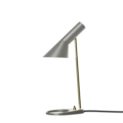 Sale AJ Mini bordlampe, grå/messing Messinglamper|Skrivebordslamper