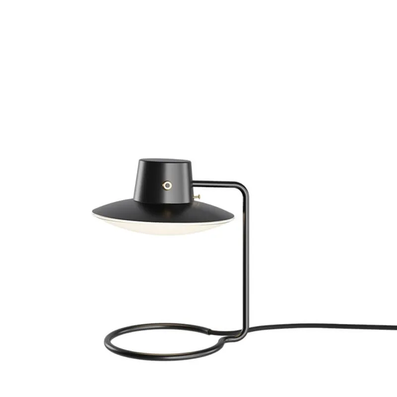 Outlet AJ Oxford 28 Bordlampe, metal sort/opal glas Stue Lamper|Soveværelseslamper