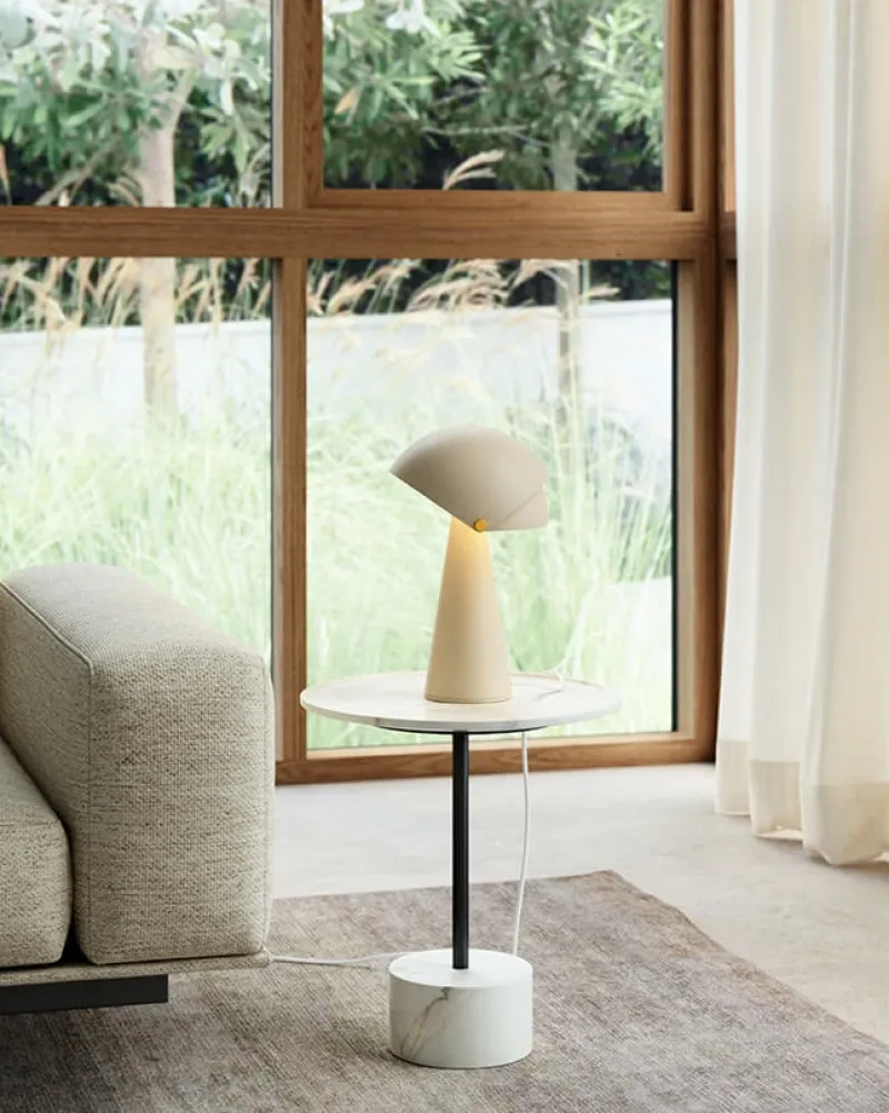 Online Align bordlampe, beige Lamper Til Reol|Stue Lamper