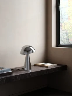 Best Align bordlampe, krom Krom Lamper|Lamper Til Reol