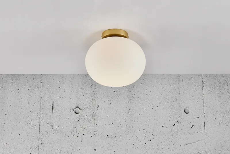 Hot Alton loftlampe E27, opal Glas Lamper|Lamper Til Teenageværelse