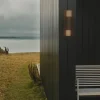 Clearance Aludra udendørs double væglampe, seaside metallisk brun Væglamper|Udendørslamper