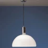 New AM4C pendel, krom/hvid Glas Lamper|Spisebordslamper