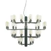 Sale Amp Lysekrone - Stor, Guld/Grøn marmor Marmor Lamper|Glas Lamper