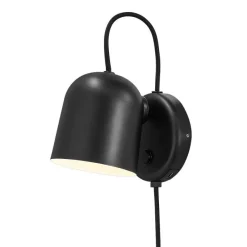Best Angle væglampe m/USB, sort Sorte Væglamper|Lamper Med Usb