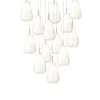 Online Anoli 13 pendel, nordic guld/opal Glas Lamper|Klyngependel