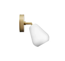 Outlet Anoli Spot til påbygning, nordic guld/hvid Spejllampe|Lampe Til Trappeopgang