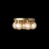 Online Apiales 7 loftlampe, børstet messing/guld glas Messinglamper|Glas Lamper