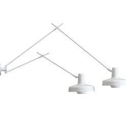Outlet ARIGATO 2 LS væglampe, hvid Hvide Lamper|Arbejdslys