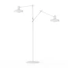 Best ARIGATO gulvlampe dobbelt hvid Standerlamper|Arbejdslys