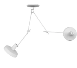 ARIGATO loftlampe dobbelt, hvid Hvide Lamper|Arbejdslys
