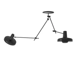 New ARIGATO loftlampe dobbelt, sort Arbejdslys
