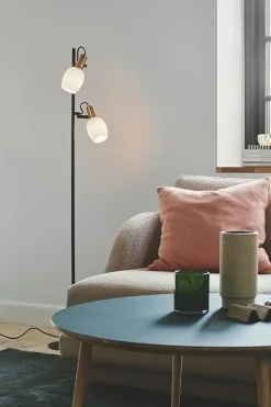 Online Arild gulvlampe, sort Standerlamper|Stue Lamper