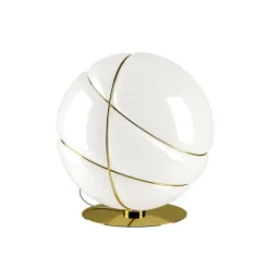 Discount Armilla bordlampe, guldfarvet Glas Lamper|Lamper Til Reol