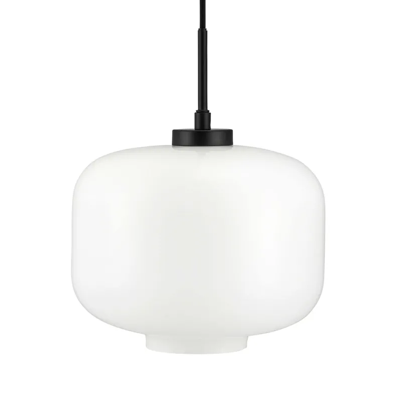 Outlet Arp D30 pendel, opal/sort Hvide Lamper|Glas Lamper