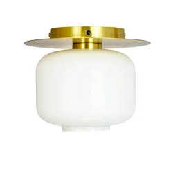 Discount Arp loftlampe, opal/messing Messinglamper|Hvide Lamper