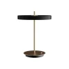 New Asteria bordlampe m/USB, sort/messing Messinglamper|Skrivebordslamper