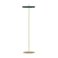Best Asteria gulvlampe, forest grøn/messing Messinglamper|Standerlamper