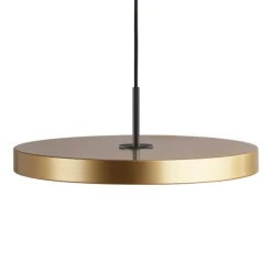 Sale Asteria medium pendel, messing/sort Messinglamper|Spisebordslamper