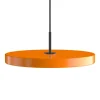 Sale Asteria medium pendel, orange/sort Orange Lamper|Spisebordslamper