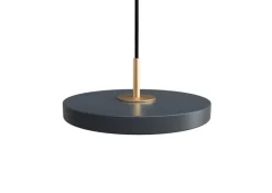 Best Asteria micro pendel, antrasit/messing Messinglamper|Spisebordslamper
