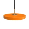 Discount Asteria micro pendel, orange/messing Messinglamper|Spisebordslamper