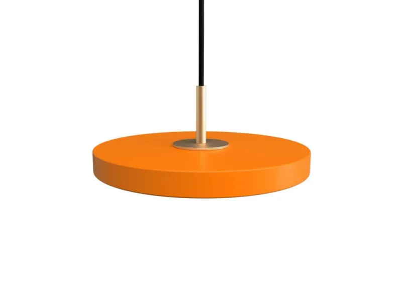 Discount Asteria micro pendel, orange/messing Messinglamper|Spisebordslamper