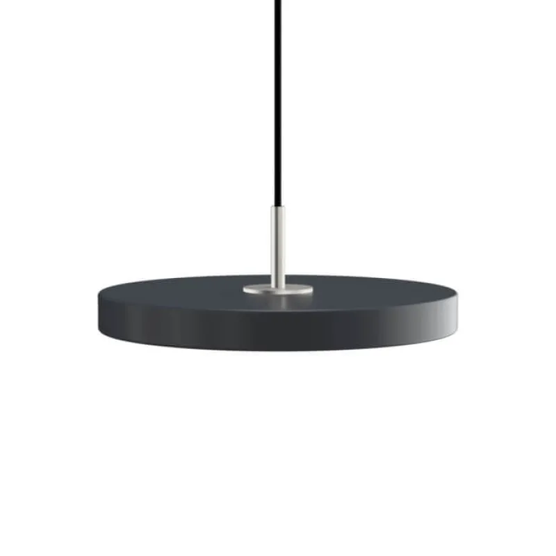 Discount Asteria mini pendel, antrasit/stål Spisebordslamper|Hængelamper