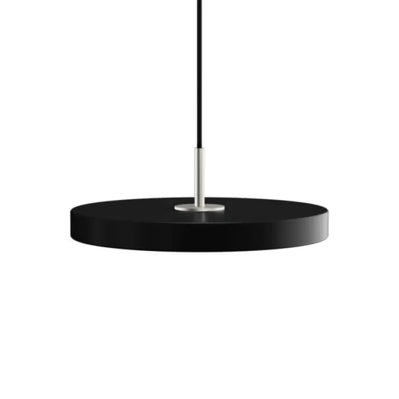 Best Asteria mini pendel, sort/stål Spisebordslamper|Hængelamper