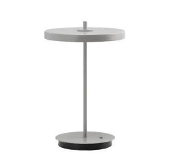 Sale Asteria Move Monochrome batteri-/bordlampe, mist grå Transportable Lamper|Skrivebordslamper
