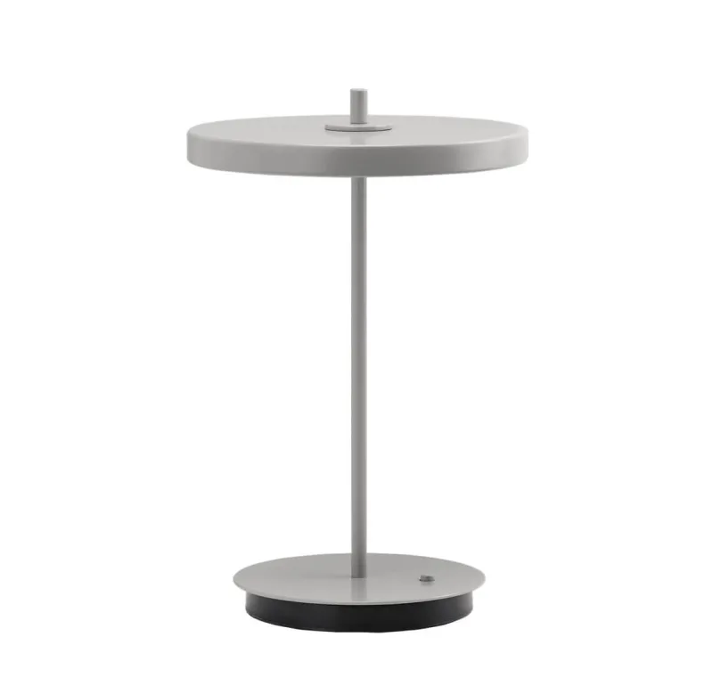 Sale Asteria Move Monochrome batteri-/bordlampe, mist grå Transportable Lamper|Skrivebordslamper