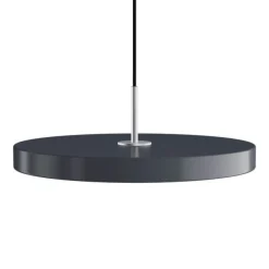 Sale Asteria Plus medium pendel, antrasit/stål Spisebordslamper|Soveværelseslamper