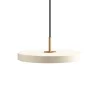 Online Asteria Plus mini pendel, pearl hvid/messing Messinglamper|Spisebordslamper