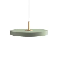 New Asteria Plus mini pendel, olive grøn/messing Messinglamper|Spisebordslamper