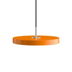 New Asteria Plus mini pendel, orange/stål Spisebordslamper|Hængelamper