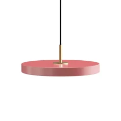 New Asteria Plus mini pendel, rose/messing Messinglamper|Spisebordslamper