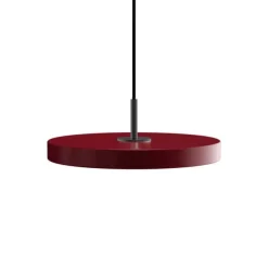 New Asteria Plus mini pendel, ruby rød/sort Spisebordslamper|Hængelamper