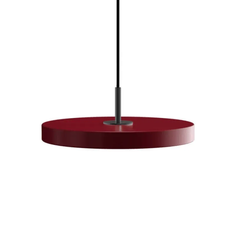 New Asteria Plus mini pendel, ruby rød/sort Spisebordslamper|Hængelamper