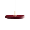 Online Asteria Plus mini pendel, ruby rød/messing Messinglamper|Spisebordslamper