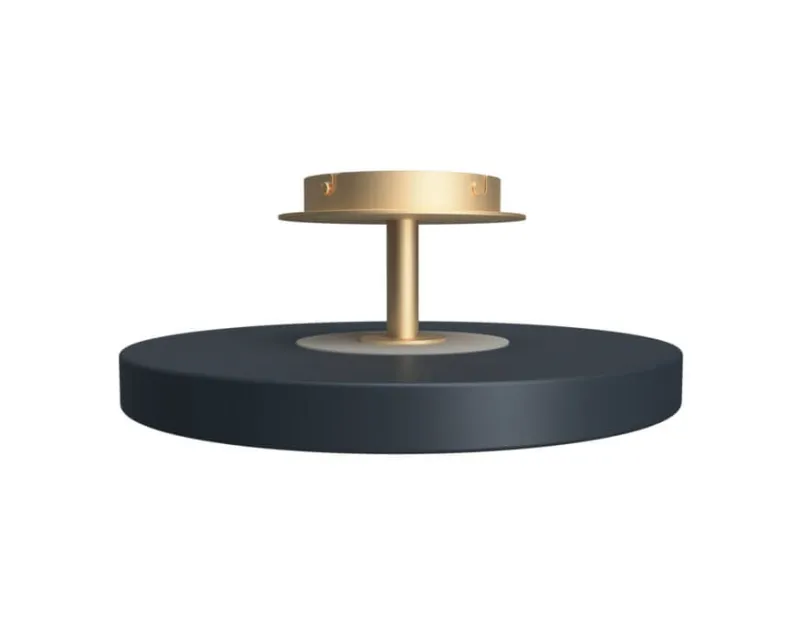 Online Asteria Up medium loftlampe, antrasit/messing Messinglamper|Soveværelseslamper