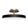 Hot Asteria Up medium loftlampe, sort/messing Messinglamper|Stue Lamper