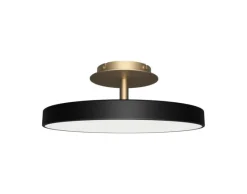 Hot Asteria Up medium loftlampe, sort/messing Messinglamper|Stue Lamper