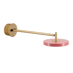 Sale Asteria væglampe lang hardwired, rose/messing Messinglamper|Læselamper